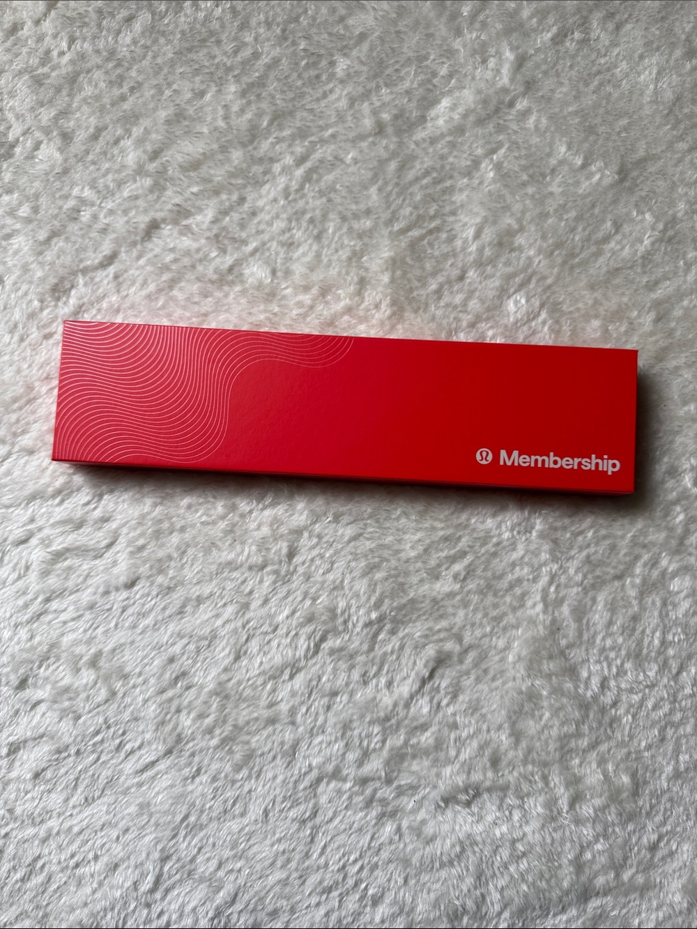 lululemon athletica Red Logo Never Lost Keychain Strap with Silver Hardware - Picture 5 of 5
